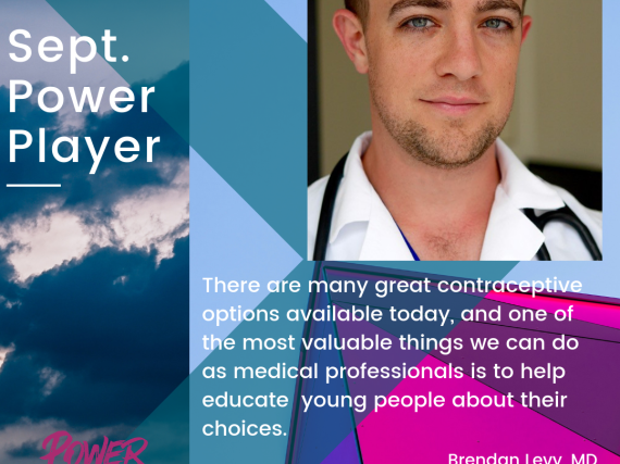 A headshot of, and quote by, Dr. Brendan Levy