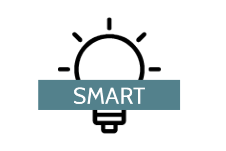 A graphic that reads Smart